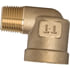 115-BA by TECTRAN - Extruded Reducing Elbow Pipe Fitting, 1/4 in. Female Thread, 1/8 in. Male Thread