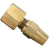 Tectran 1166-4B Air Brake Air Line Connector Fitting F Conn 1/4"Tube-1/4"Thread