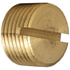 117-A by TECTRAN - Air Brake Pipe Head Plug - Brass, 1/8 inches Pipe Thread, Slotted