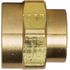 Tectran 119-BA Air Brake Air Line Fitting Air Brake Reduction Coupling - Brass, 1/4 in. Pipe Thread A, 1/8 in. Pipe Thread B