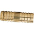 129R-10 by TECTRAN - Air Brake Pipe Coupling - Brass, 5/8 inches Hose I.D, Round Shoulder