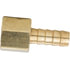 126-4A by TECTRAN - Air Tool Hose Barb - Brass, 1/4 in. I.D, 1/8 in. Thread, Barb to Female Pipe