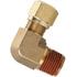 1369-10C by TECTRAN - DOT 90-Deg Male Elbow Ferrule Fitting, 5/8" Tube Size, 3/8" Pipe Thread Size