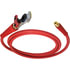 13R12401 by TECTRAN - 3/8" Air Brake Red Jumper Hose with FLEXGrip-HD Handle and Aluminum Gladhand, 12 ft. Long