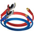 13S10401 by TECTRAN - 3/8" Air Brake Red and Blue Jumper Hoses with FLEXGrip-HD and Aluminum Gladhands, 10 ft. Long