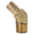 Tectran 140-10C Air Brake Air Line Fitting 45-Deg Elbow Hose Barb Fitting to Male Pipe, 5/8" Hose I.D., 3/8" Pipe Thread