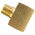 145-3A by TECTRAN - Inverted Flare Fitting - Brass, Male Branch Tee, 3/16 in. Tube, 1/8 in. Thread