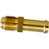 153-5 by TECTRAN - Air Brake Air Line Fitting - Brass, 3/8 in. Hose I.D, 5/16 in. Tube Size, SAE 45 deg