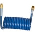 16208B by TECTRAN - Industry Grade Blue Aircoil, 8 ft., Nylon, with Brass LIFESwivel Fittings