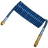 16212BH by TECTRAN - Industry Grade Blue Service Aircoil with Brass Handle, 12 ft., 12" x 12" Leads