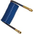 16212BV by TECTRAN - 1/2" V-Line Blue Aircoil with Spring Guards, 1/2 in. Tube OD, 12 ft. Long