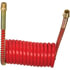 16212RV by TECTRAN - 1/2" V-Line Red Aircoil with Spring Guards, 1/2 in. Tube OD, 12 ft. Long