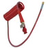 Tectran 16A15R4HG Air Brake Hose 15 ft. Red ARMORFLEX-HD Aircoils with Powder Coated Gladhands, 48" x 12" Leads