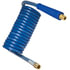 16P12BH by TECTRAN - 12 ft. PROFLEX-SP Blue Service Aircoil with Handles, 12" x 12" Leads