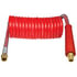 Tectran 16P12RH Air Brake Hose 12 ft. PROFLEX-SP Red Emergency Aircoil with Handles, 12" x 12" Leads