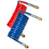 17208 by TECTRAN - Industry Grade Red and Blue Aircoil, 8 ft., 12" x 12" Leads, with Brass LIFESwivel Fittings