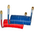 17208 by TECTRAN - Industry Grade Red and Blue Aircoil, 8 ft., 12" x 12" Leads, with Brass LIFESwivel Fittings