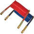 17212V by TECTRAN - 1/2" V-Line Red and Blue Aircoil Set with Spring Guards, 1/2 in. Tube OD, 12 ft. Long