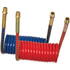 17212V by TECTRAN - 1/2" V-Line Red and Blue Aircoil Set with Spring Guards, 1/2 in. Tube OD, 12 ft. Long