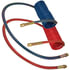 17215-40V by TECTRAN - 1/2" V-Line Red and Blue Aircoil Set with Spring Guards, 1/2 in. Tube OD, 15 ft. Long, 40" Leads