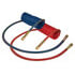 17215-40V by TECTRAN - 1/2" V-Line Red and Blue Aircoil Set with Spring Guards, 1/2 in. Tube OD, 15 ft. Long, 40" Leads