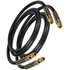 17910 by TECTRAN - 3/8" Black Air Brake Line Hose, 10 ft., with Spring Guards, without Flex Grip Handles