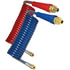 17A12H by TECTRAN - ARMORFLEX-HD, Red and Blue Armorcoil Aircoil with Handle, 12 ft., 12" x 12" Leads