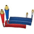 17A12H by TECTRAN - ARMORFLEX-HD, Red and Blue Armorcoil Aircoil with Handle, 12 ft., 12" x 12" Leads