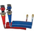 17A15HA by TECTRAN - ARMORFLEX-HD, Red and Blue Armorcoil Aircoil with Anodized Gladhand, 15 ft., 12" x 12" Leads