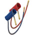 17B15-40H by TECTRAN - Vortecx Red and Blue Armorcoil Set with Brass Handles, 15 ft., 40" x 12" Leads