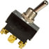 19-1403 by TECTRAN - Toggle Switch - 12V, 20 AMP, Mom.ON-OFF-ON, 6 Screw, Chrome Knob, D.P.D.T