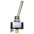 Tectran 19-1404 Toggle Switch Toggle Switch - 12V, 20 AMP, ON-Momentary-OFF, 2 Screw, Chrome Knob, S.P.S.T