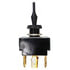 Tectran 19-1432Q Toggle Switch Toggle Switch - 12V, 25 AMP, ON/OFF/ON, 6 Blade, Black Knob, D.P.D.T