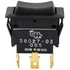19-1511 by TECTRAN - Rocker Switch - Black Bezel and Actuator, 12VDC, 25 AMP, ON-OFF-ON, S.P.D,T, 3 Blade