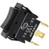 19-1511 by TECTRAN - Rocker Switch - Black Bezel and Actuator, 12VDC, 25 AMP, ON-OFF-ON, S.P.D,T, 3 Blade