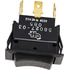 19-1511 by TECTRAN - Rocker Switch - Black Bezel and Actuator, 12VDC, 25 AMP, ON-OFF-ON, S.P.D,T, 3 Blade