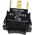 19-1512 by TECTRAN - Rocker Switch - Black Bezel and Actuator, 12VDC, 25 AMP, MOM ON-OFF-MOM ON, S.P.D,T