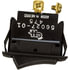 19-1544 by TECTRAN - Rocker Switch - Black Bezel and Actuator, 12VDC, 25 AMP, ON-OFF, S.P.S.T, 2 Screw