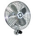 19-2512HD by TECTRAN - Accessory Cabin Fan - 2 Speed, 12V, Chrome, with Dial Switch, Heavy Duty