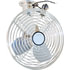 19-2512 by TECTRAN - Accessory Cabin Fan - 2 Speed, 12V, Chrome, with Toggle Switch