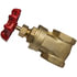 2006-12 by TECTRAN - Shut-Off Valve - Brass, 3/4 inches Pipe Thread, Gate Valve, Female to Female Pipe