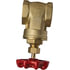 2006-12 by TECTRAN - Shut-Off Valve - Brass, 3/4 inches Pipe Thread, Gate Valve, Female to Female Pipe