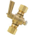 2062-4 by TECTRAN - Air Brake Air Shut-Off Petcock - Brass, 1/4 inches O.D, Compression to Compression