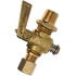 2068-4B by TECTRAN - Air Brake Air Shut-Off Petcock - Brass, 1/4 inches O.D, Compression to Male Pipe