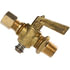 2068-4B by TECTRAN - Air Brake Air Shut-Off Petcock - Brass, 1/4 inches O.D, Compression to Male Pipe