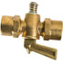 2103-A by TECTRAN - Air Brake Air Shut-Off Petcock - Brass, 1/8 in. Thread, Female Pipe to Female Pipe