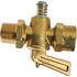 2120-A by TECTRAN - Air Brake Air Shut-Off Petcock - Brass, 1/8 in. Thread, Female Pipe to Male Pipe