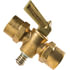 2103-A by TECTRAN - Air Brake Air Shut-Off Petcock - Brass, 1/8 in. Thread, Female Pipe to Female Pipe
