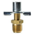 239-B by TECTRAN - Air Brake Air Shut-Off Petcock - Brass, 1/4 in. Pipe Thread, External, Extended Drain