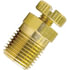 237-A by TECTRAN - Air Brake Air Shut-Off Petcock - Brass, 1/8 in. Pipe Thread, Air Vent